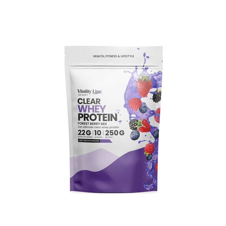 Vitality Line Sport clear whey protein forest berry mix 250 g