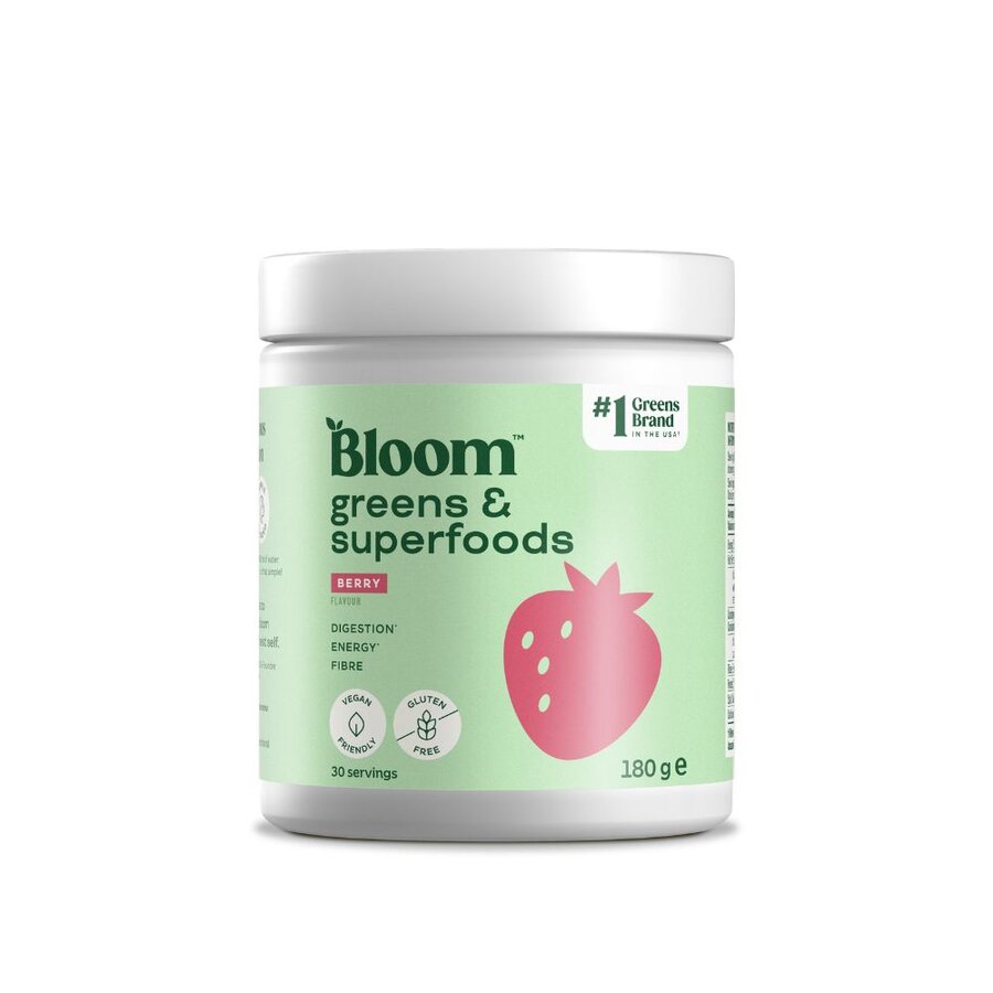 Bloom greens & superfoods berry 180 g