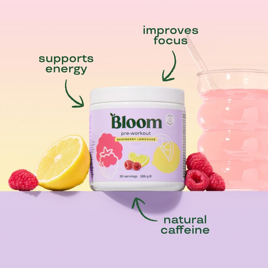 Bloom pre-workout raspberry lemonade 186 g