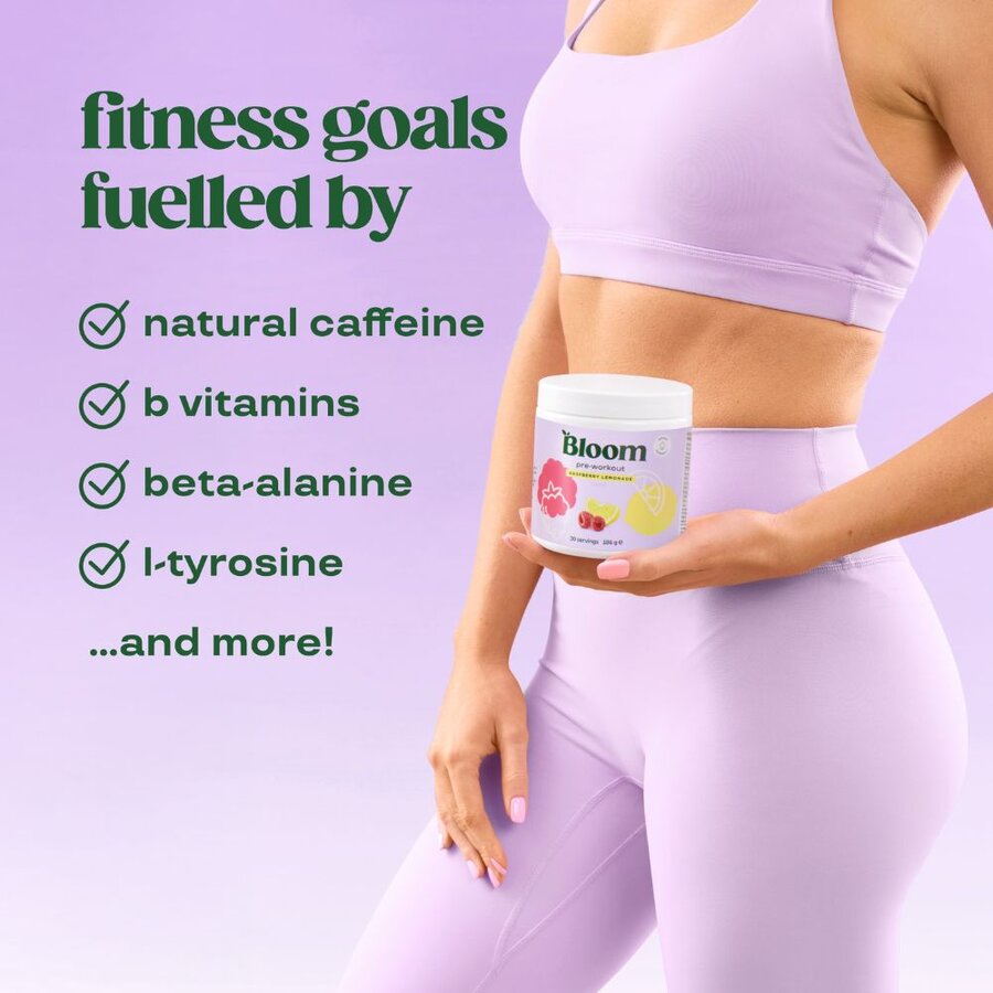 Bloom pre-workout raspberry lemonade 186 g