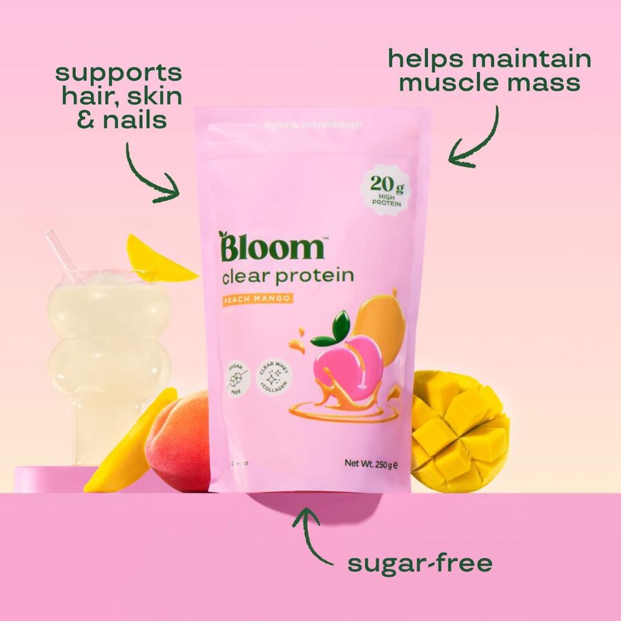 Bloom clear protein peach mango 250 g