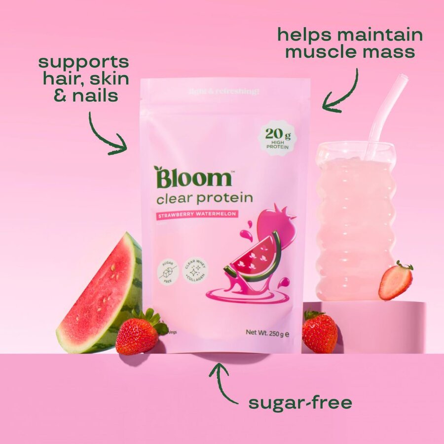 Bloom clear protein strawberry watermelon 250 g