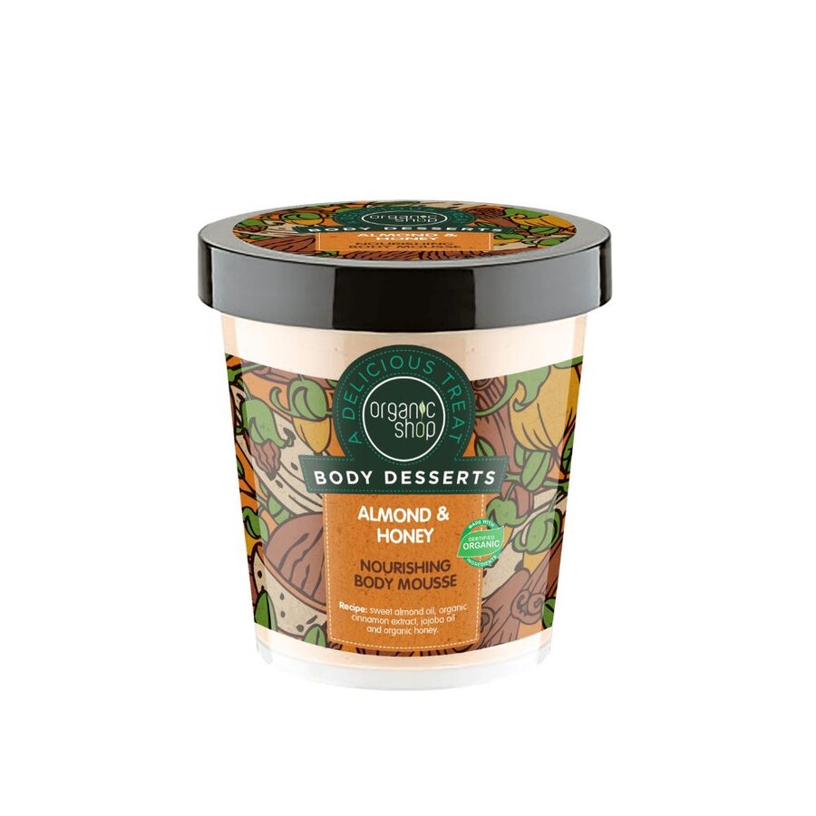 Organic Shop nourishing body mousse almond & honey 450 ml