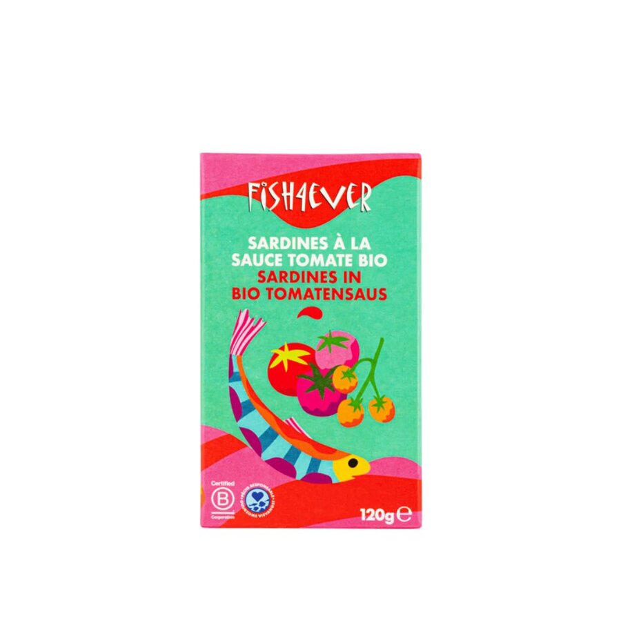 Fish4Ever sardiner i tomatsaus 120 g