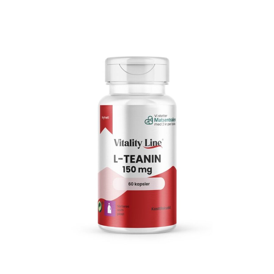 Vitality Line L-Teanin 60 kapsler
