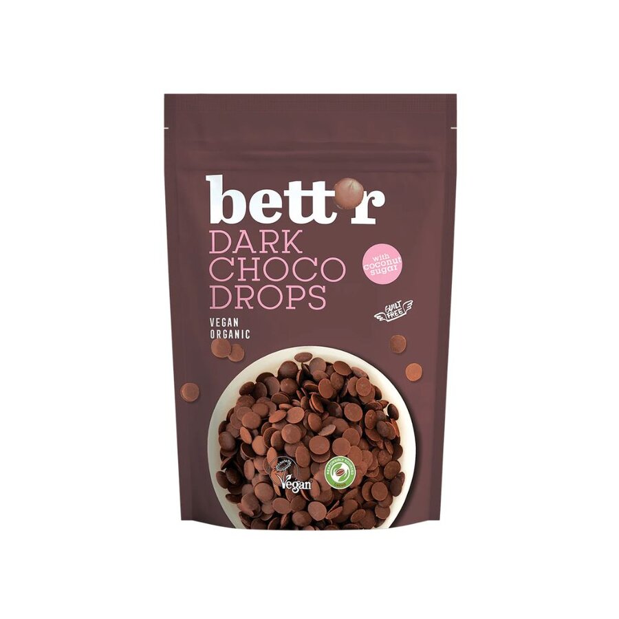Bett´r mørke sjokoladeknapper 200 g