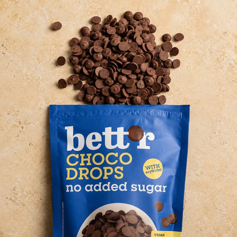 Bett´r sjokoladeknapper uten tilsatt sukker 200 g