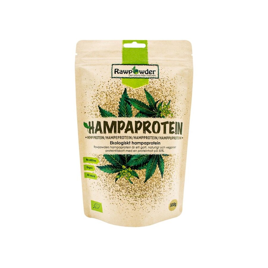 Rawpowder hamp proteinpulver 300 g