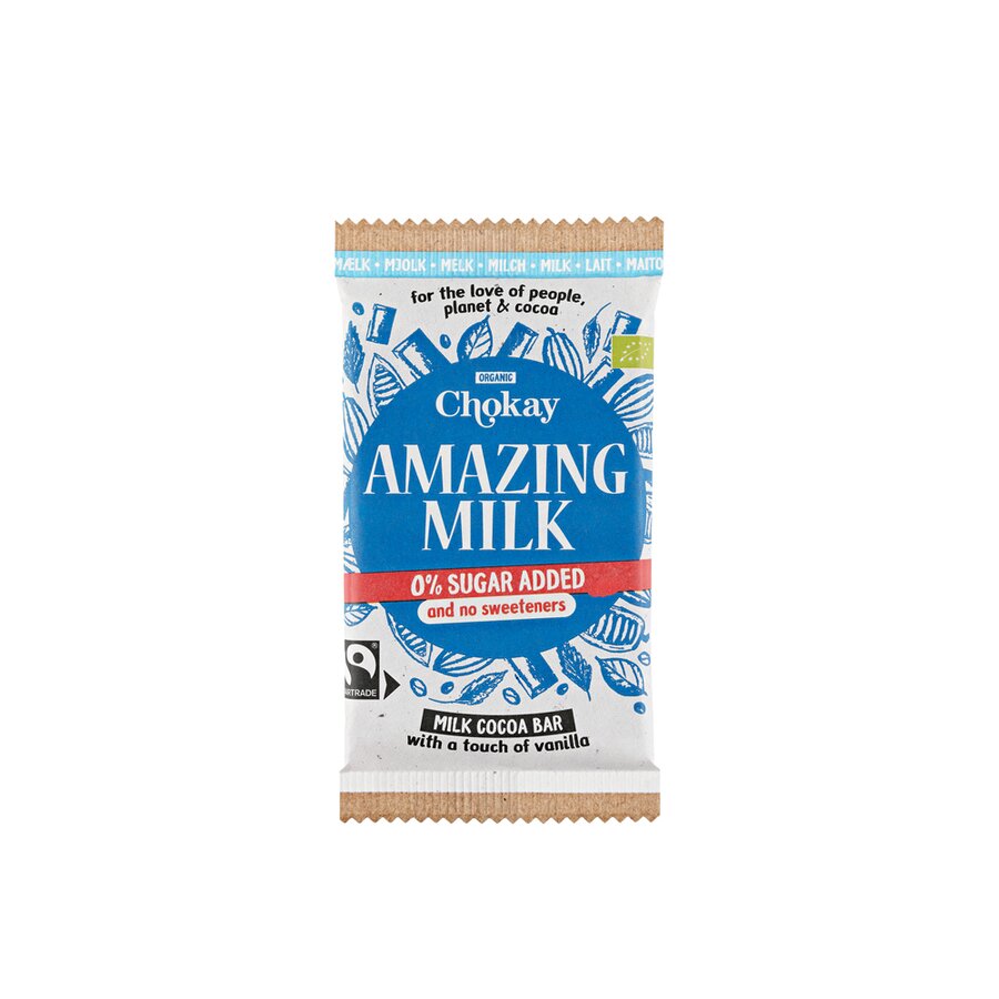 Chokay Amazing Milk Melkesjokolade & Vanilje 70 g