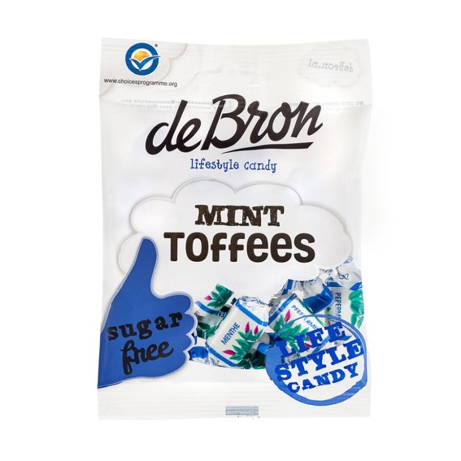 Debron mint toffees sukkerfri 90 gr
