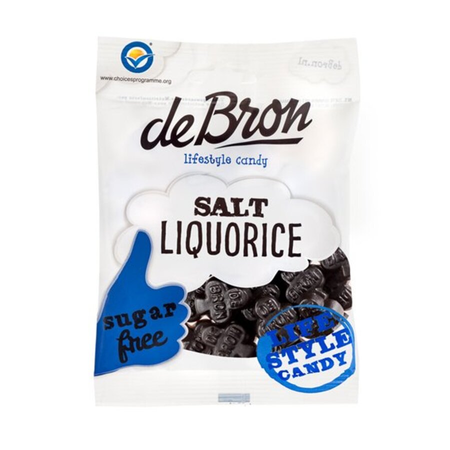 Debron salt liquorice sukkerfri 100 gr