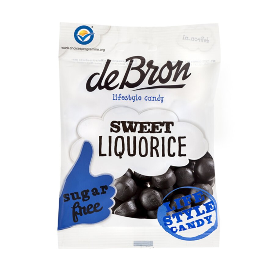 Debron sweet liquorice sukkerfri 100 gr