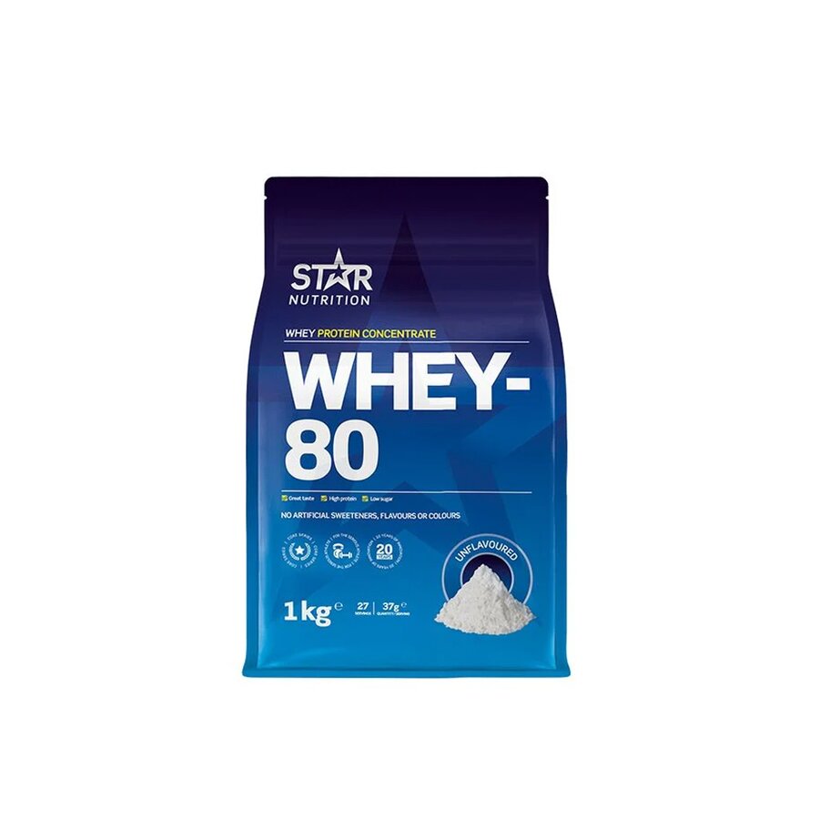 Star Nutrition whey-80 naturell kg