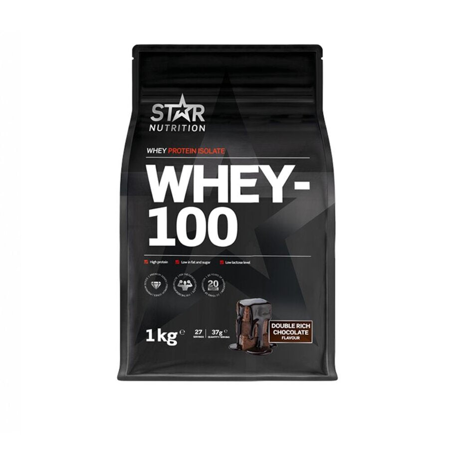 Star Nutrition whey-100 double rich chocolate 1kg