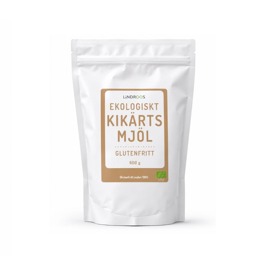 Lindroos økologisk kikertmel 600 g