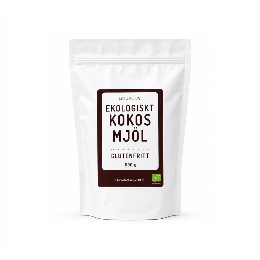 Lindroos økologisk kokosmel 600 g