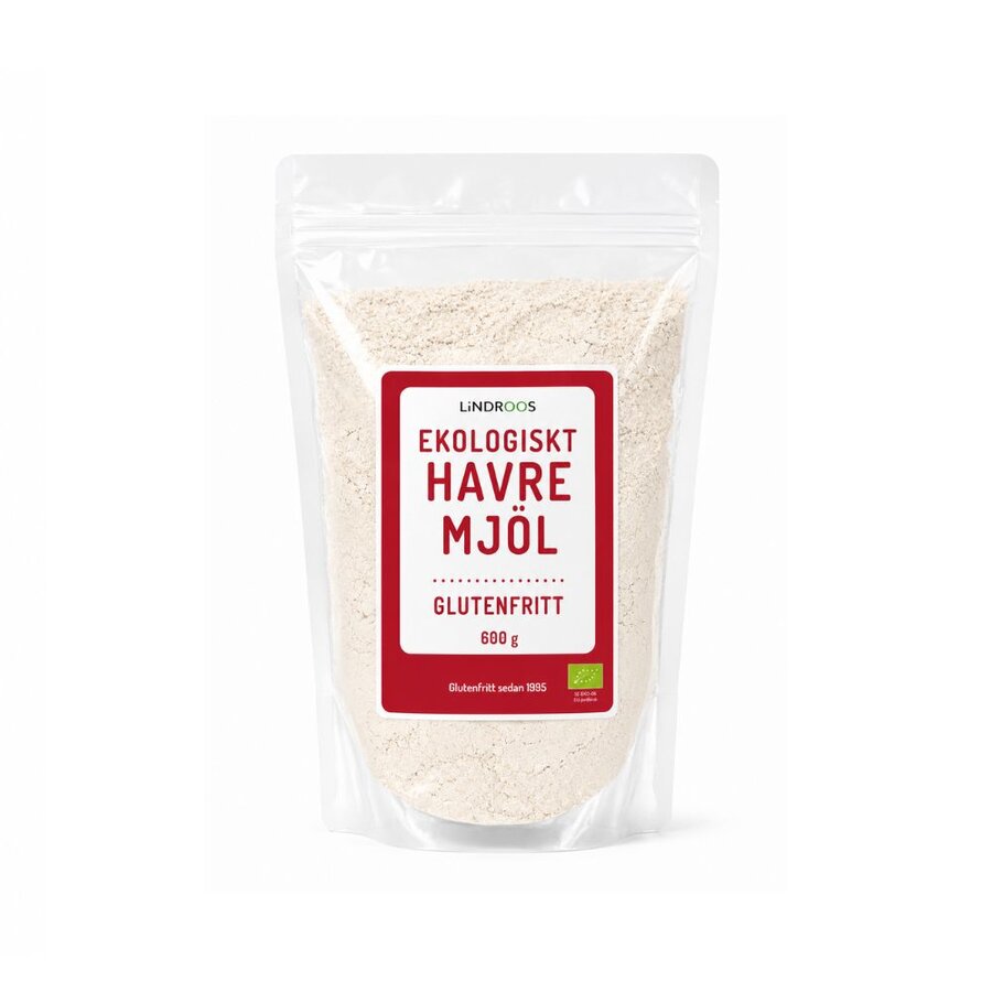 Lindroos økologisk havremel 600 g