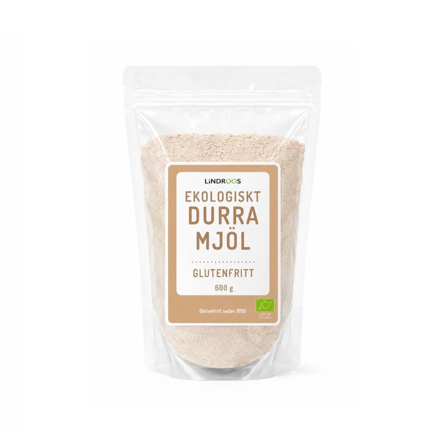 Lindroos økologisk durramel sorghum 600 g