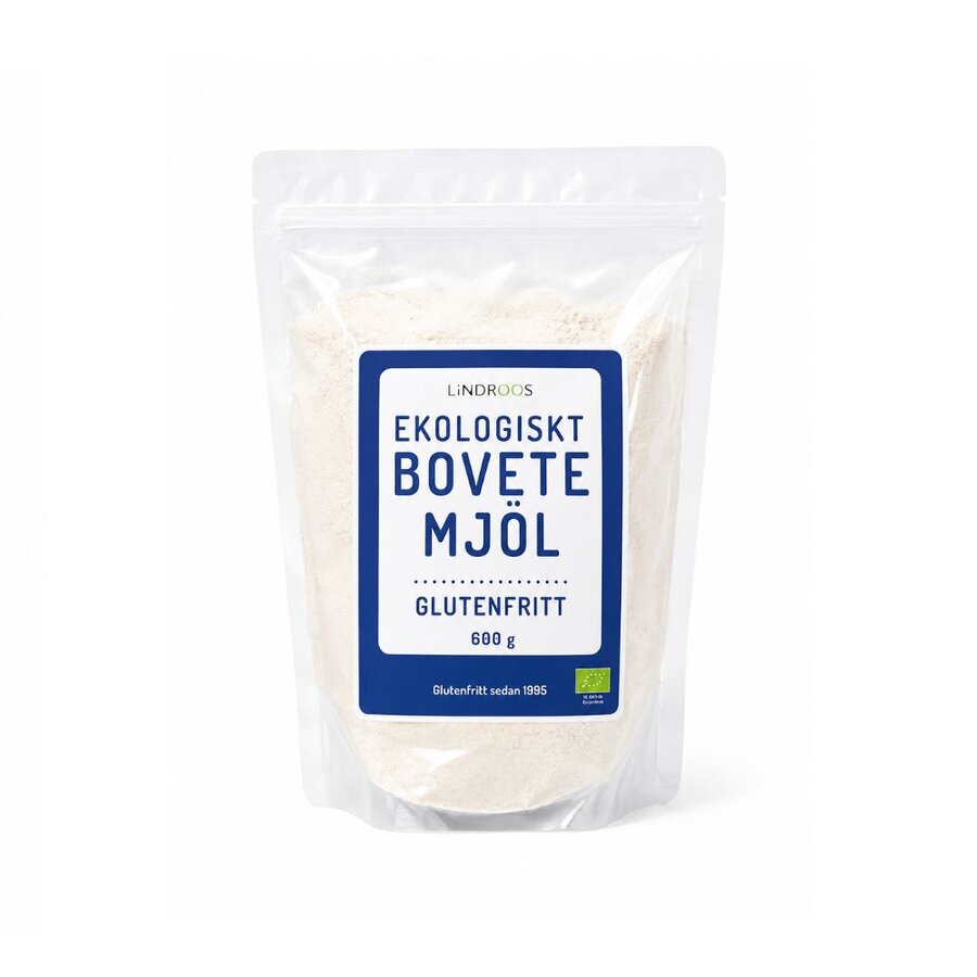 Lindroos økologisk bokhvetemel 600 g