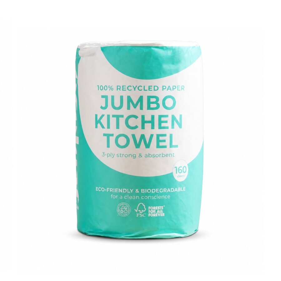 Ecoleaf kjøkkenpapir jumbo 1 rull