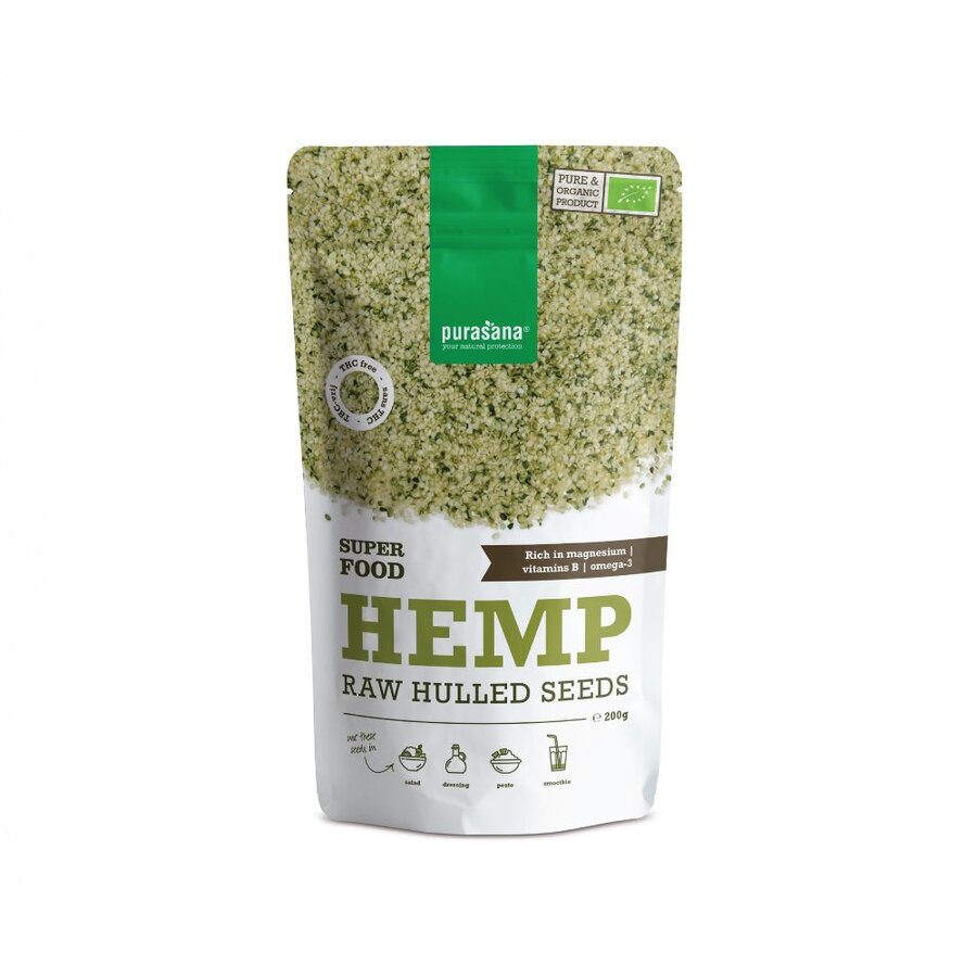 Purasana hemp seeds 200 g