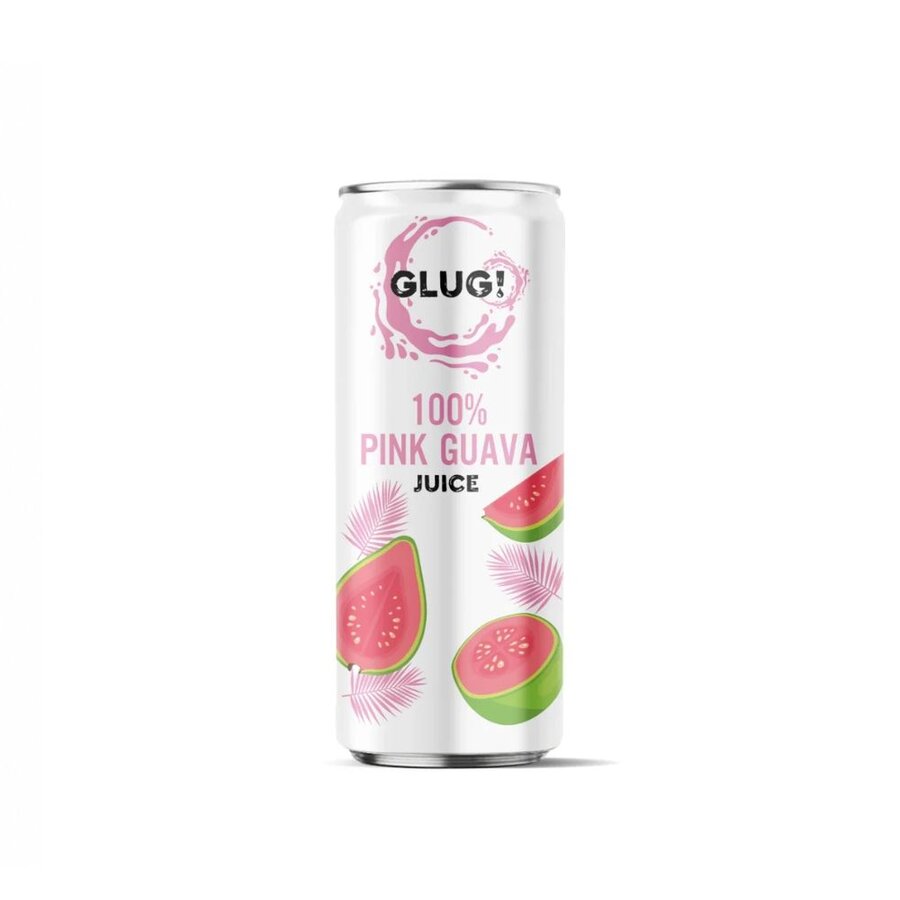 Glug! 100% pink guava juice 320 ml