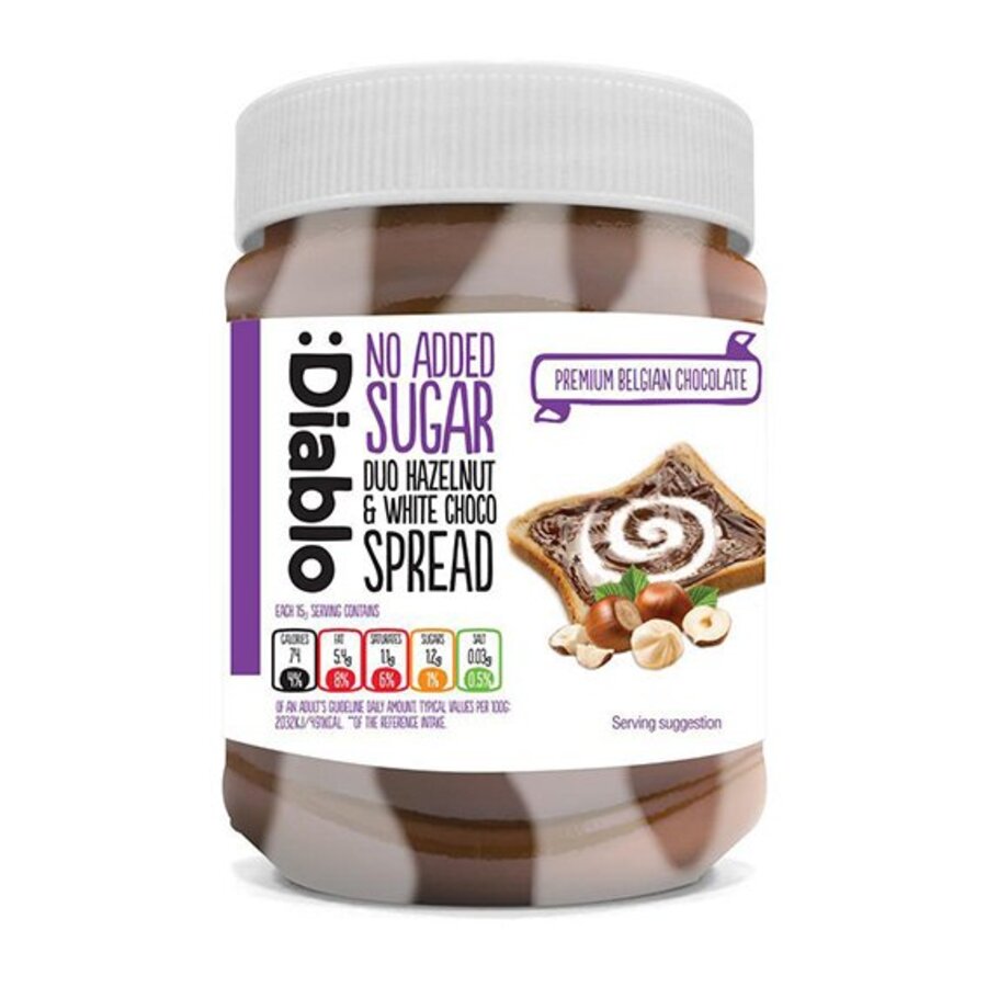 Diablo hasselnøtt duo sjokoladepålegg 350 g