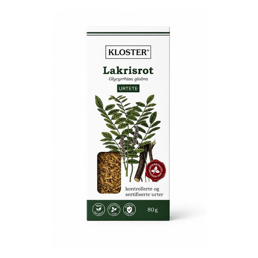 Kloster lakrisrot te løsvekt 80 g