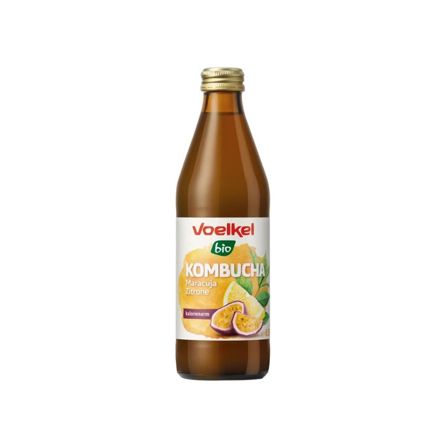 Voelkel kombucha pasjonsfrukt & sitron 330 ml