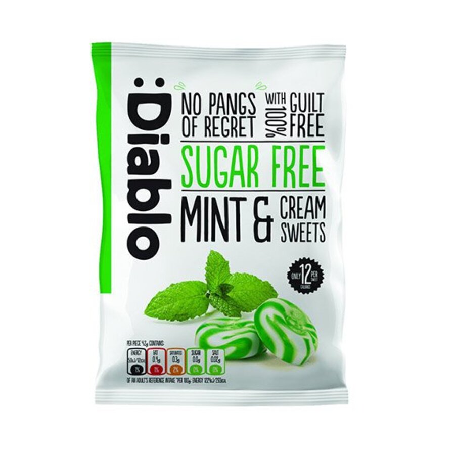 Diablo mint & cream sweets 75 g