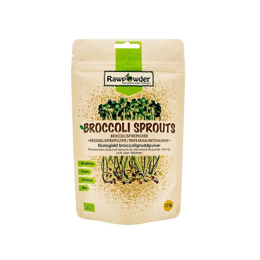 Rawpowder brokkolispirepulver 115 g