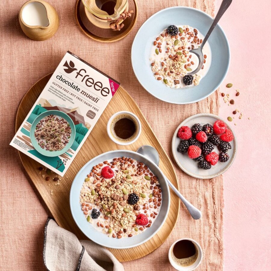 Doves Farm chocolate musli gluten free 400 g