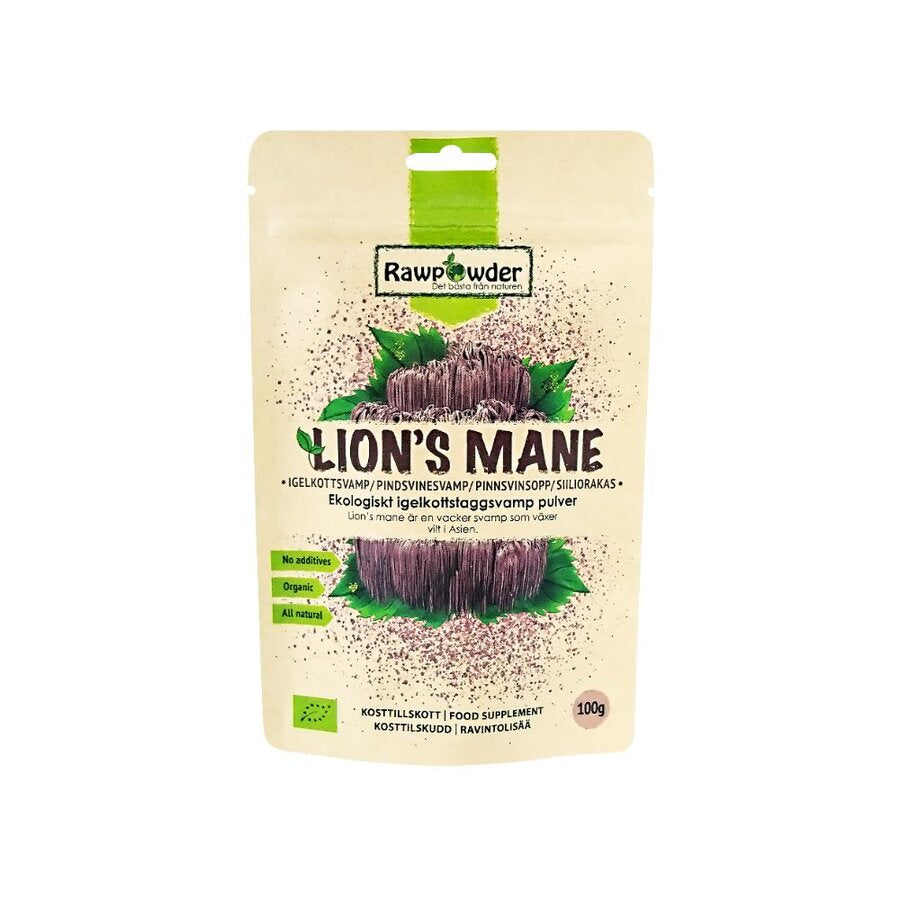 Rawpowder lions mane pulver 100 g