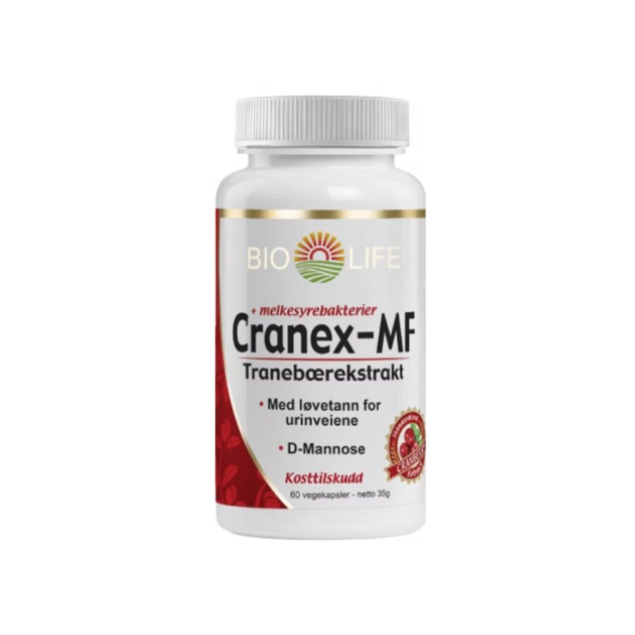 Bio Life Cranex-MF Tranebærekstrakt 60 kapsler