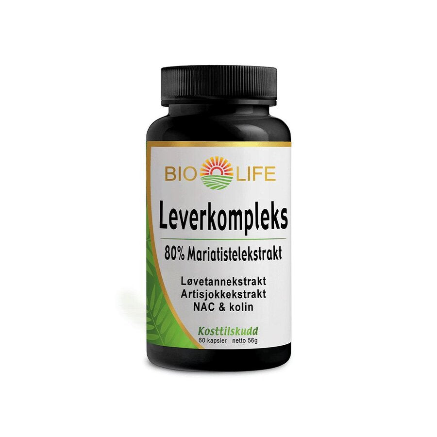 Bio Life Leverkompleks 60 kapsler