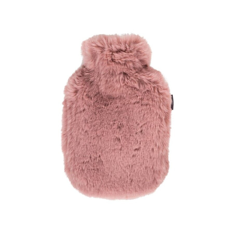Fashy varmeflaske rosa pels 0.8 L