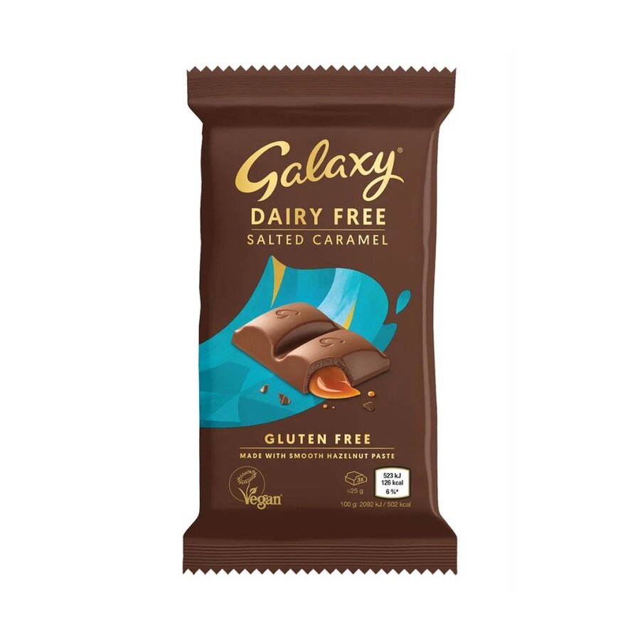 Galaxy salted caramel vegansk sjokolade 100 g