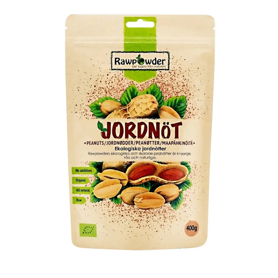 Rawpowder peanøtter 400 g
