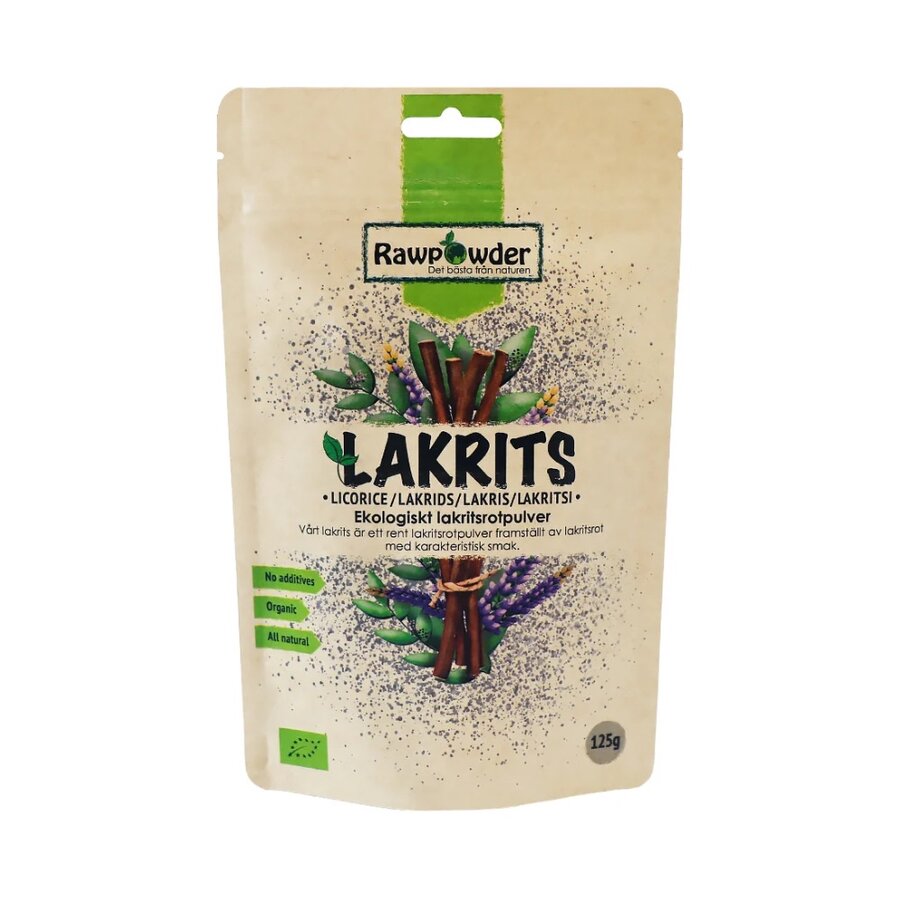 Rawpowder lakrisrot pulver 125 g