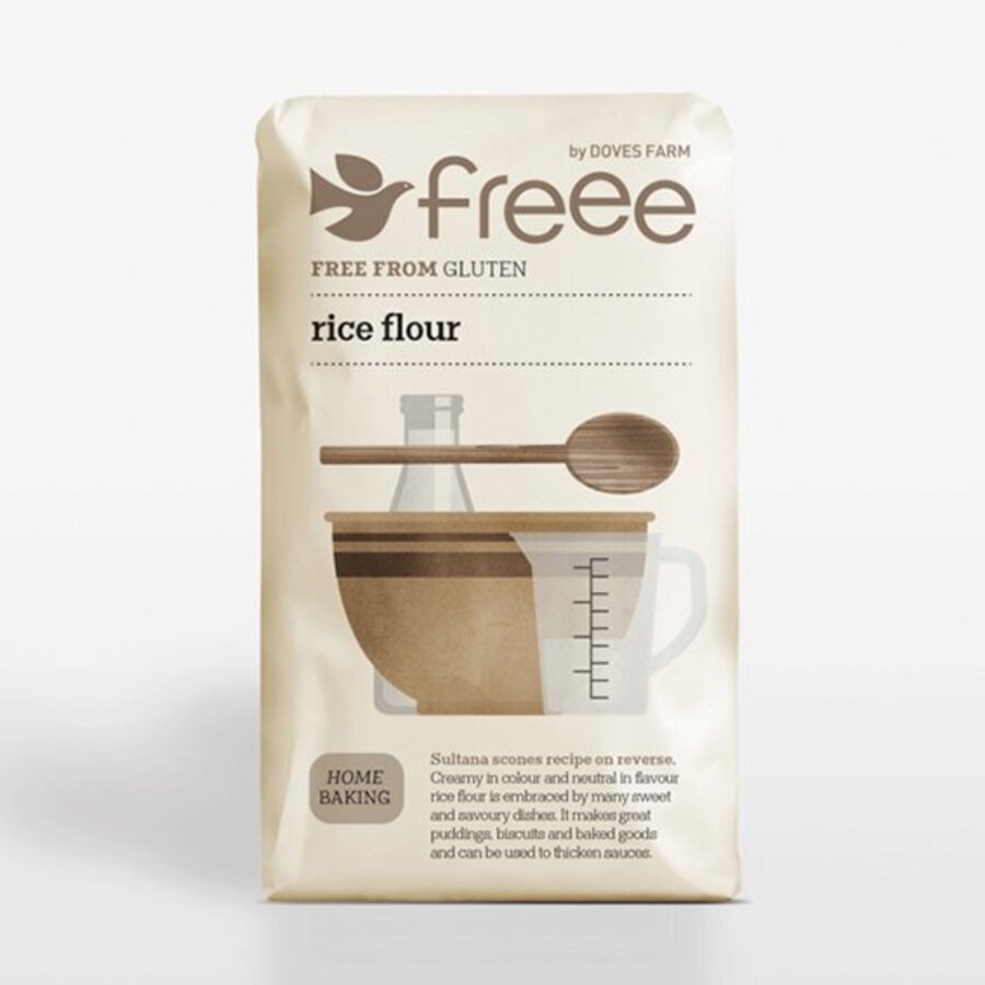 Doves Farm glutenfri rismel 1 kg