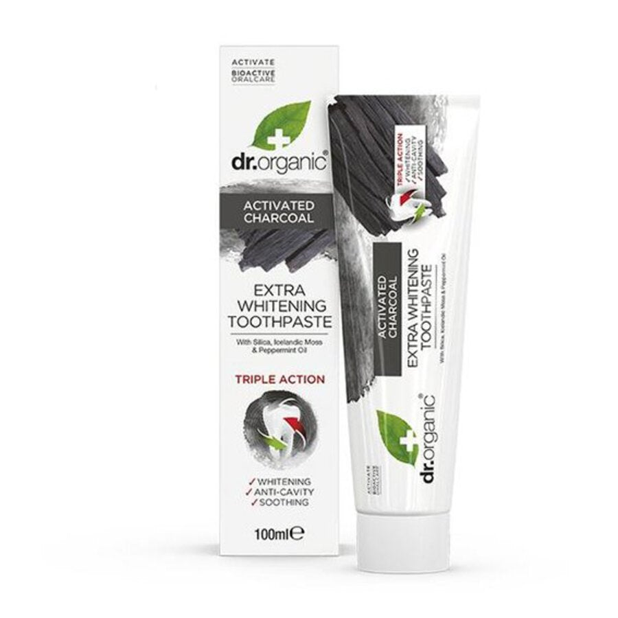 Dr Organic charcoal toothpaste 100 ml