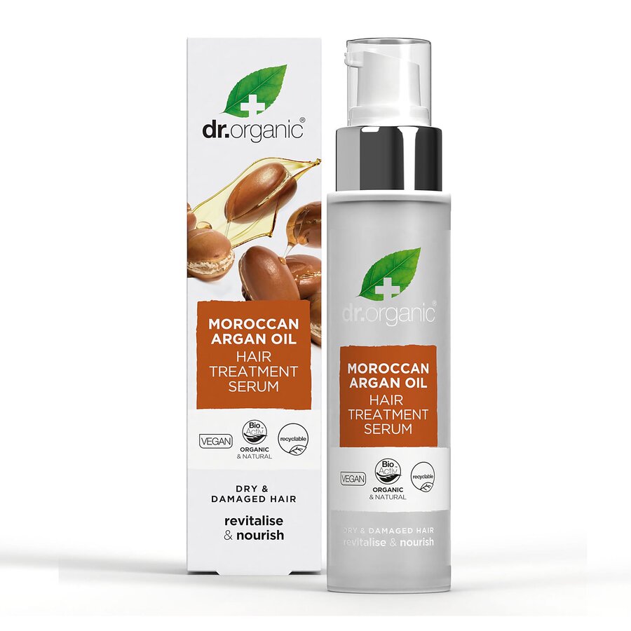 Dr Organic moroccan argan oil hair serum 100 ml