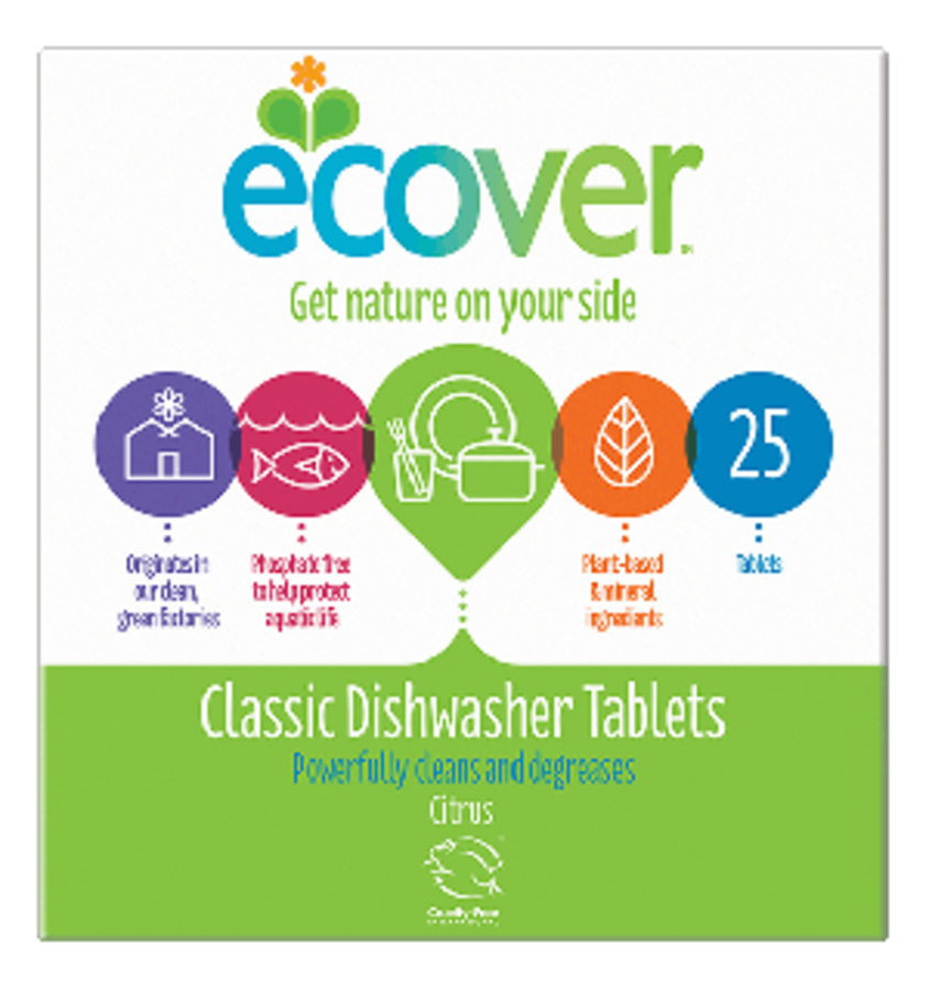 Ecover oppvasktabletter 70 stk