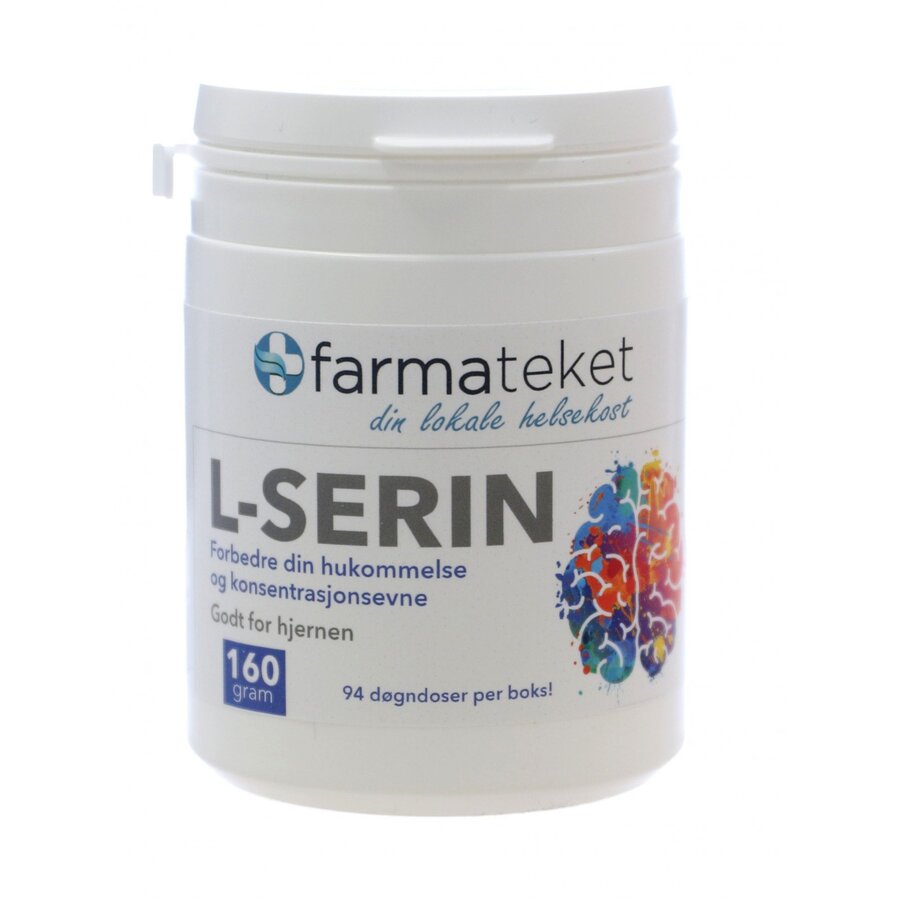 Farmateket l-serin pulver 160 g