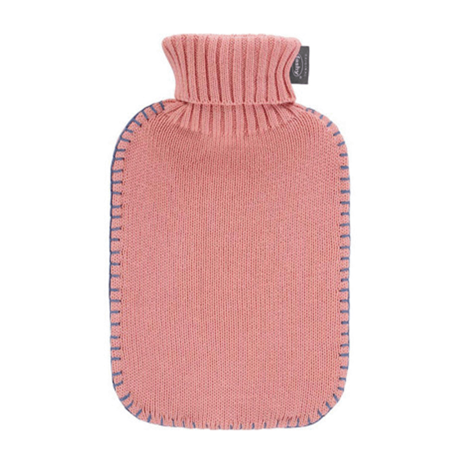 Fashy varmeflaske bomull aprikos 2 liter