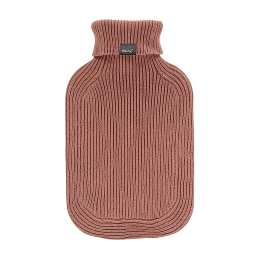 Fashy varmeflaske gammel rosa bomull 2 liter