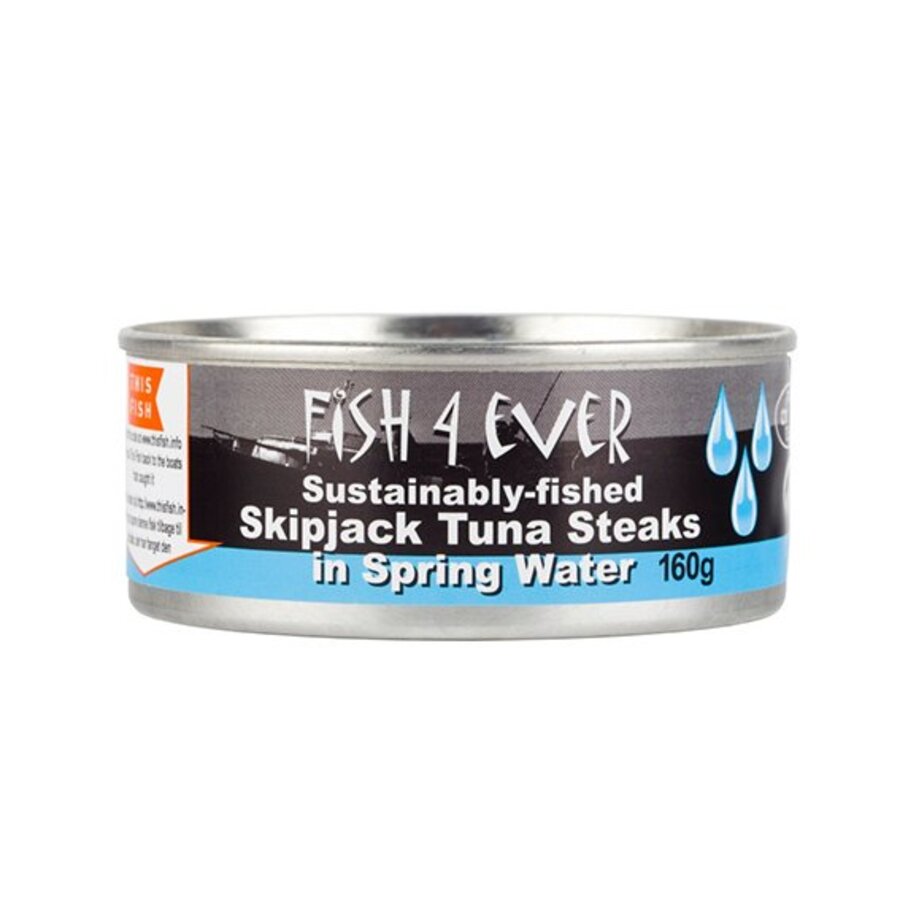 Fish 4 ever skipjack tuna chunks 160 gr