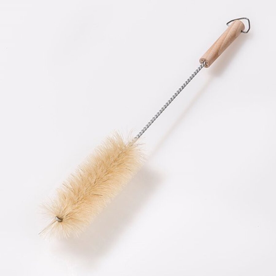 Flaskebørste laget av naturlige materialer