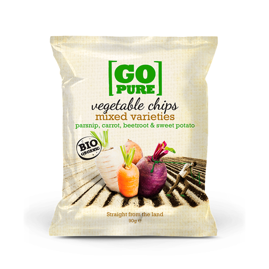 Go pure Grønnsak chips 90 gr