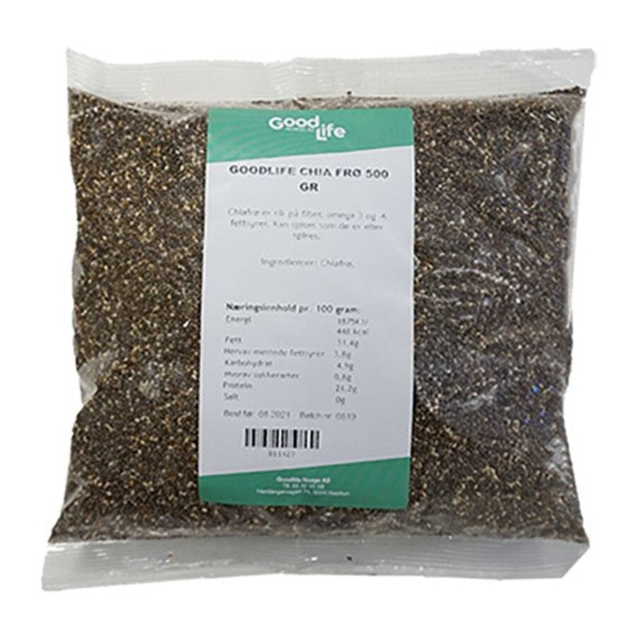 Goodlife chiafrø 500 g